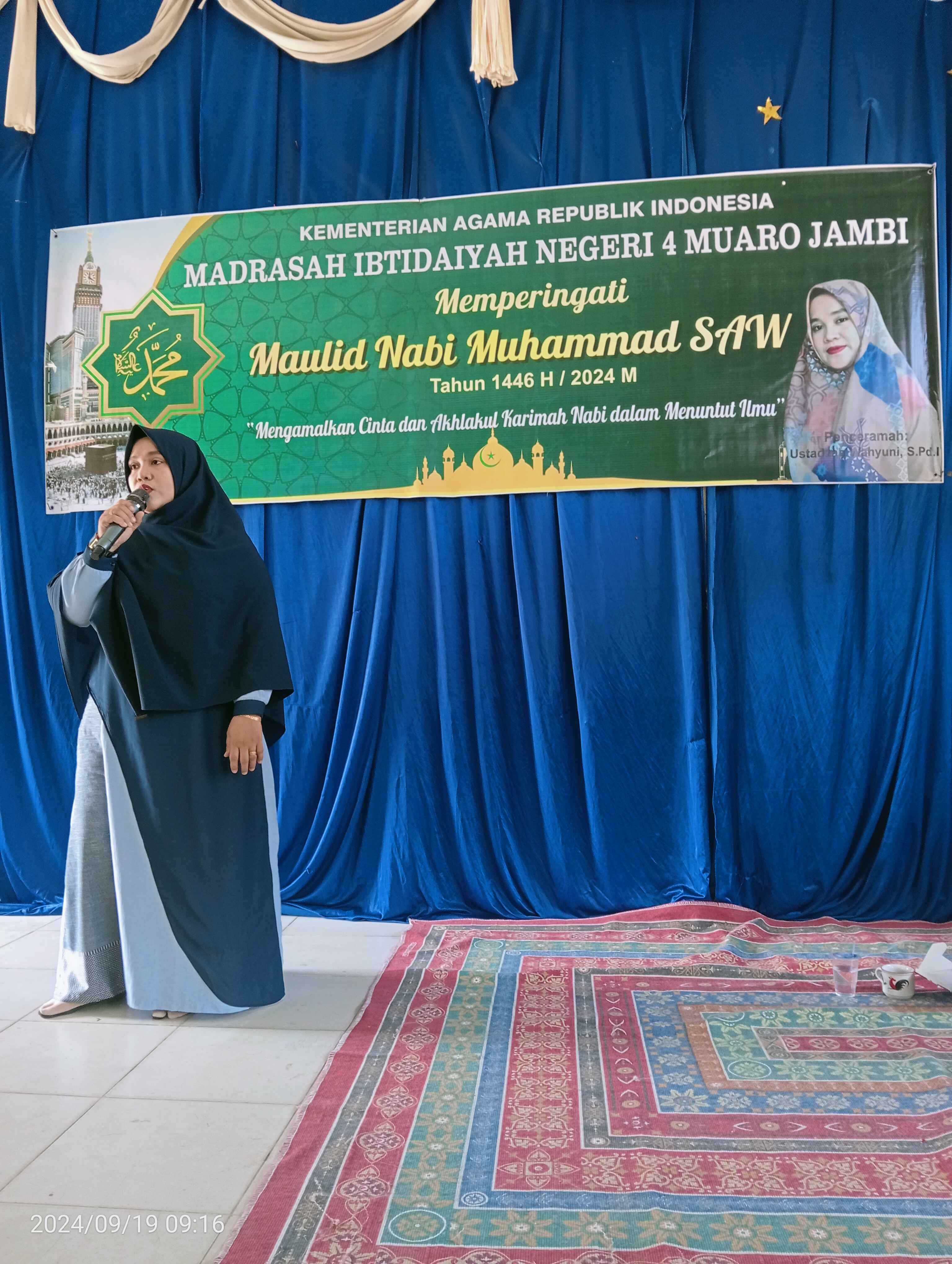 Peringatan Maulid Nabi Muhammad SAW di MIN 4 Muaro Jambi 