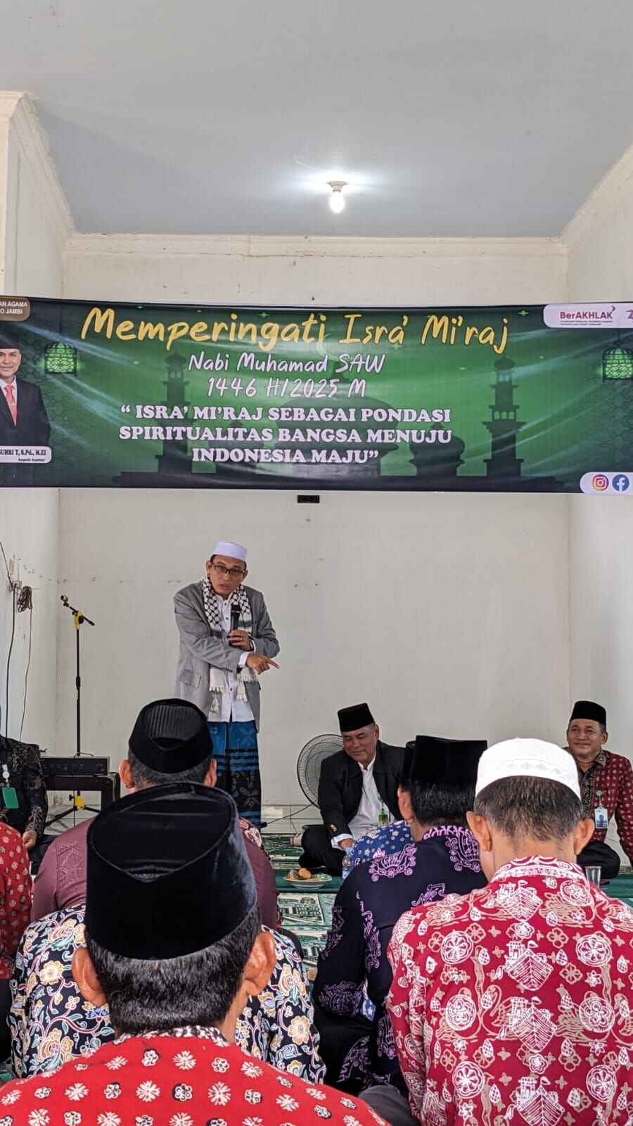 MIN 4 Muaro Jambi Menghadiri Peringatan Isra Mi'raj Nabi Muhammad SAW 