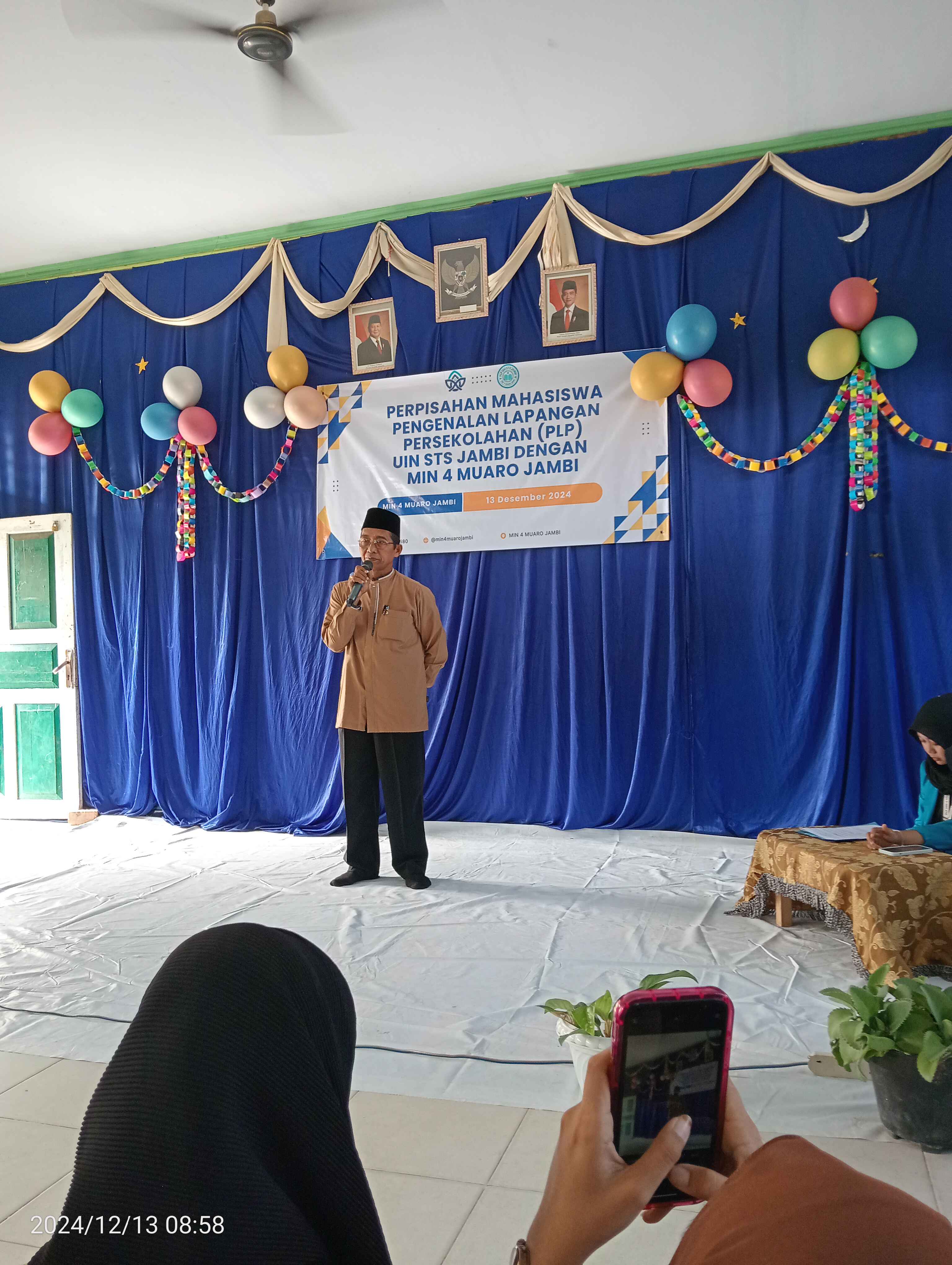 Perpisahan Mahasiswa PLP UIN STS Jambi dengan MIN 4 Muaro Jambi 
