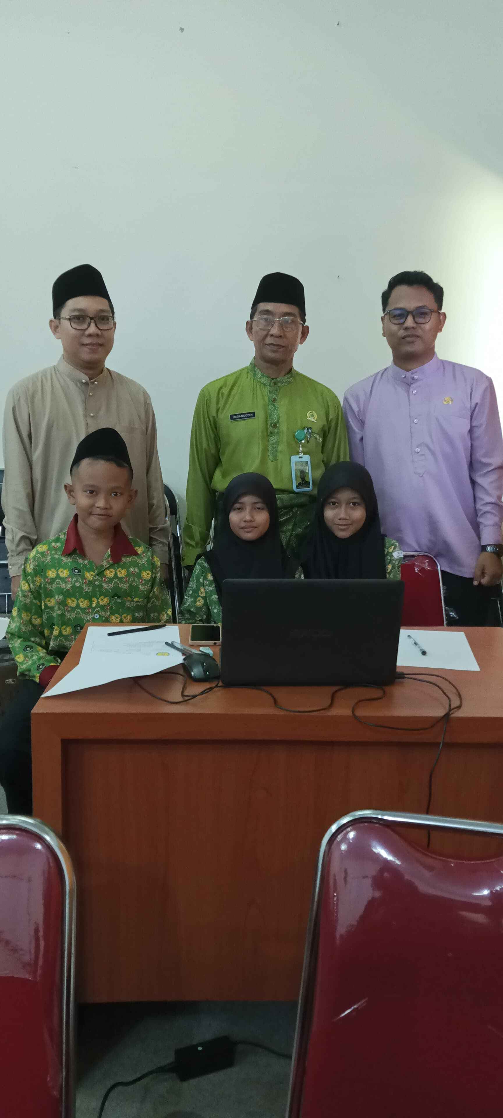 Perwakilan dari MIN 4 Muaro Jambi siap mengikuti KSM