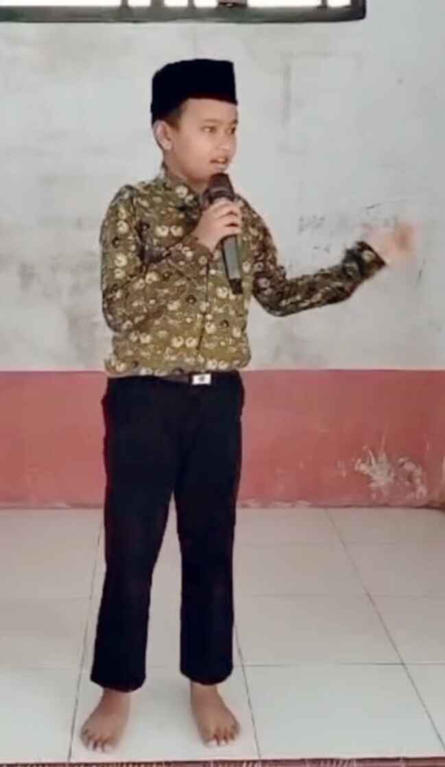 Perwakilan MIN 4 Muaro Jambi mengikuti Seleksi Pemilihan Da'i Cilik 2025 TVRI Jambi 