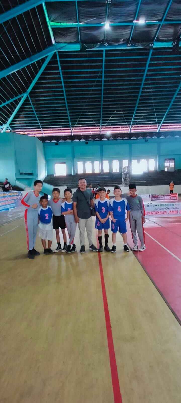 Perwakilan MIN 4 Muaro Jambi Mengikuti Ajang Kejuaraan Passing Sepak Takraw Provinsi Jambi 